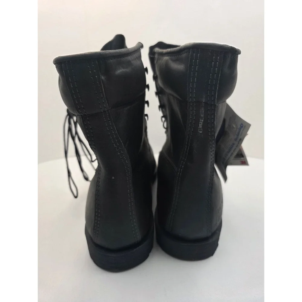 Lehigh Safety Toe EH Work Boots Mens 11 Wide Leather 3M Thinsulate USA
